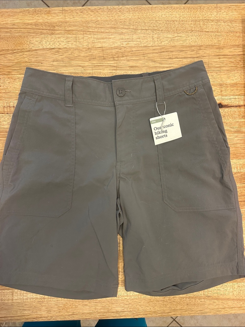 REI Sahara Shorts, Gray, 6